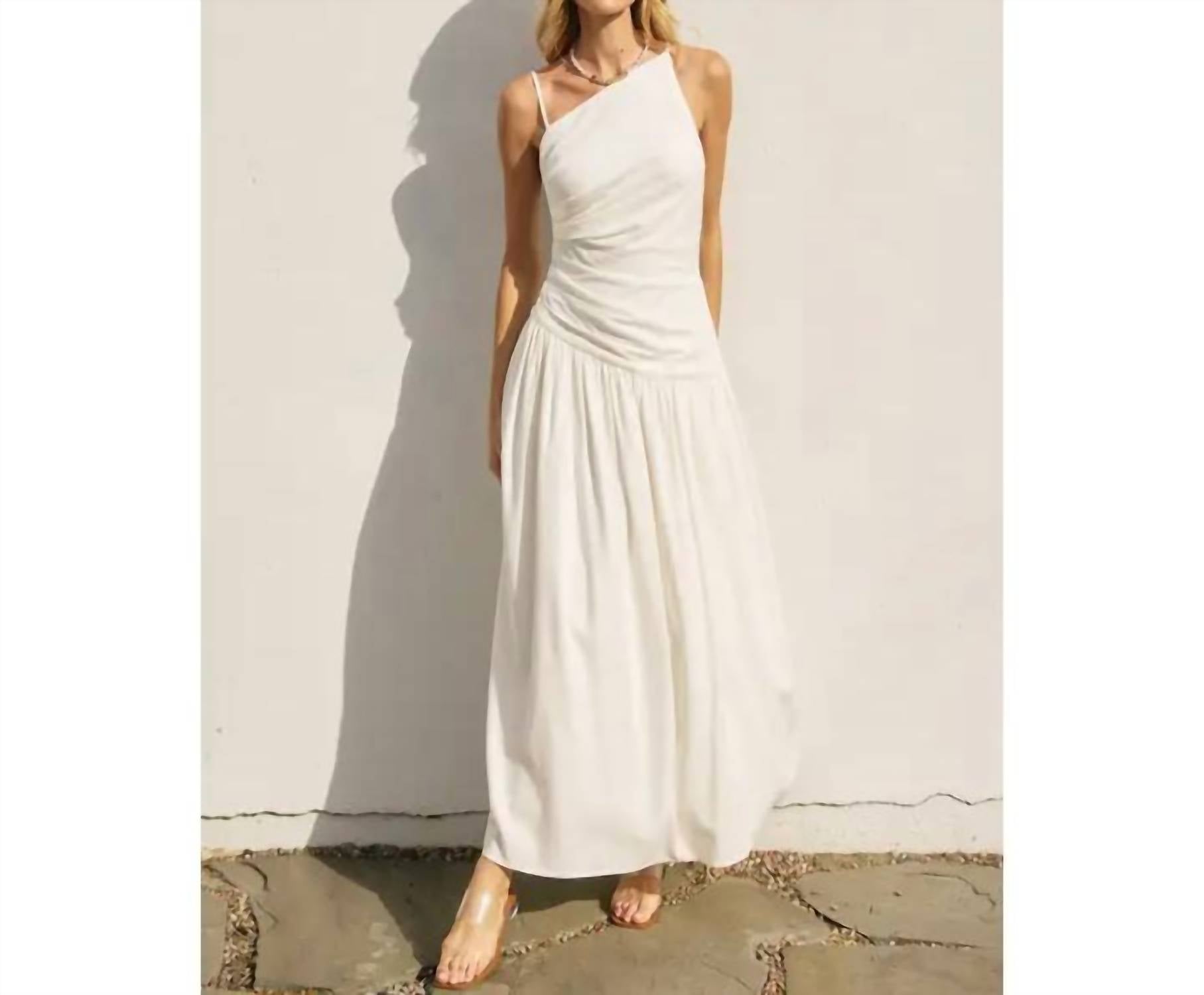 Dress Forum - Heaven Sent Drop Waist Ruched Maxi Dress