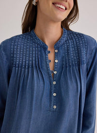Bella Dahl - Long Sleeve Pintuck Pullover Top