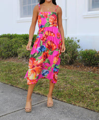 Skies Are Blue - Braided Strap Maxi Dress