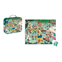 Janod - Family Bears 54-piece Cardboard Puzzle