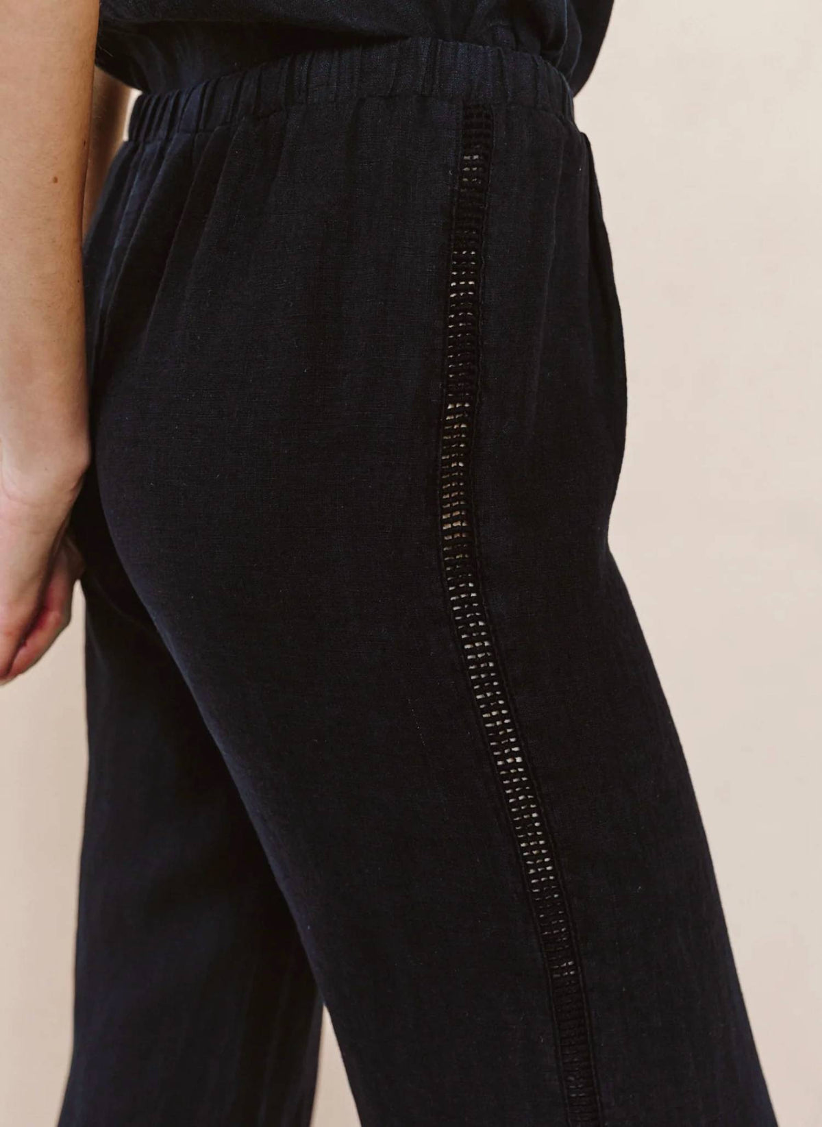 Bella Dahl - Beach Lattice Stripe Pants