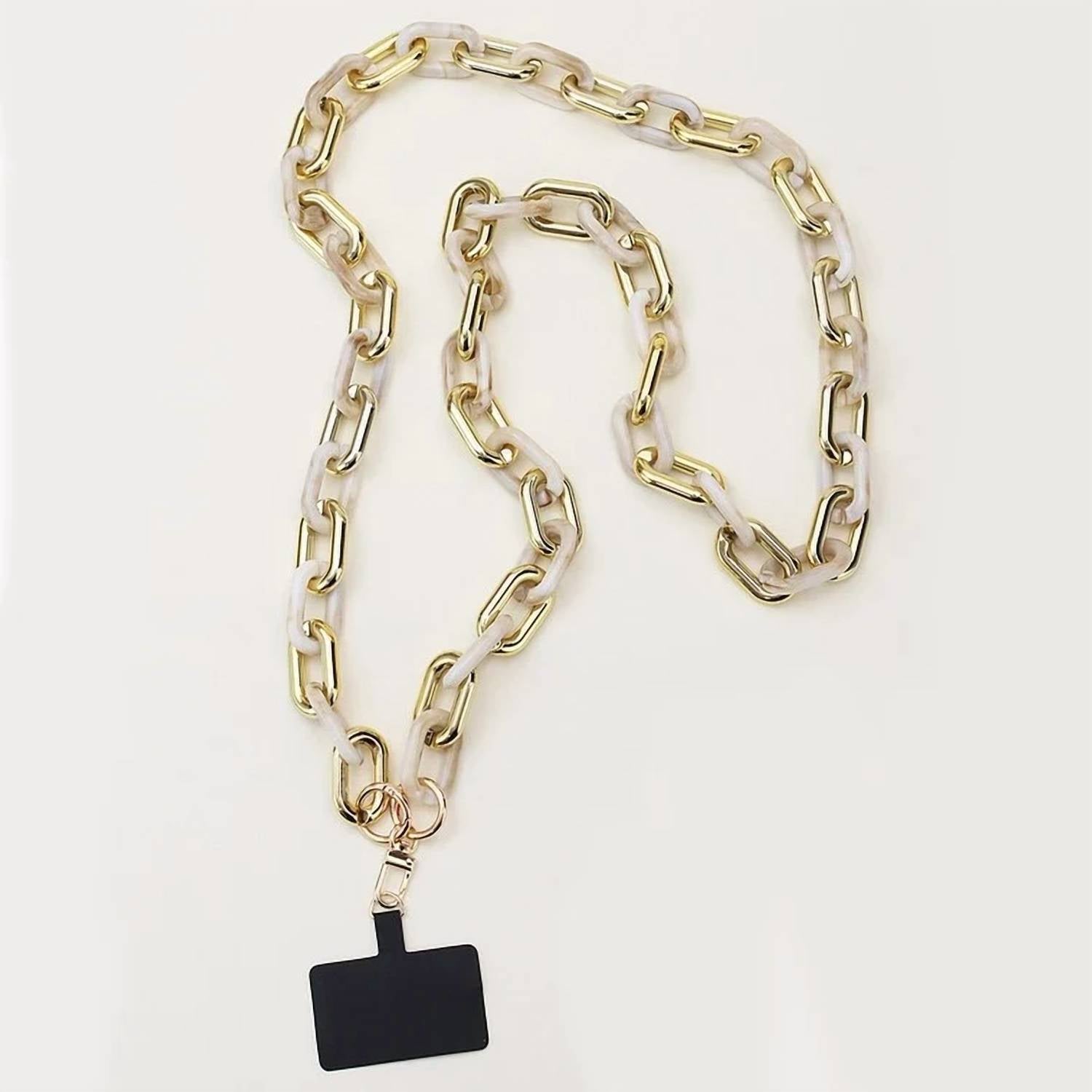 3Am By H&D Accessories - Women's Acrylic Chain Link Crossbody Phone Strap