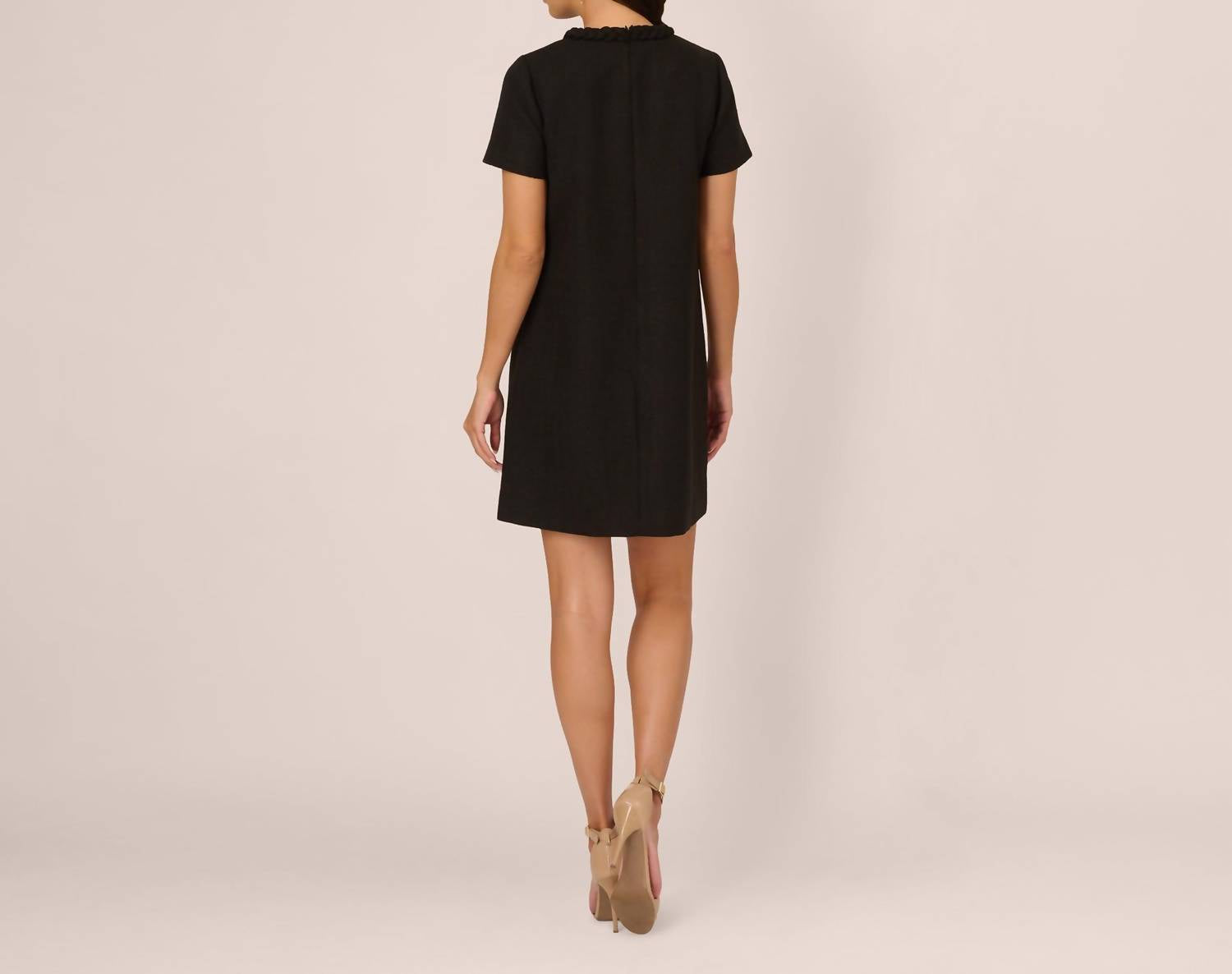 Matty M - Short Sleeve Tweed Dress