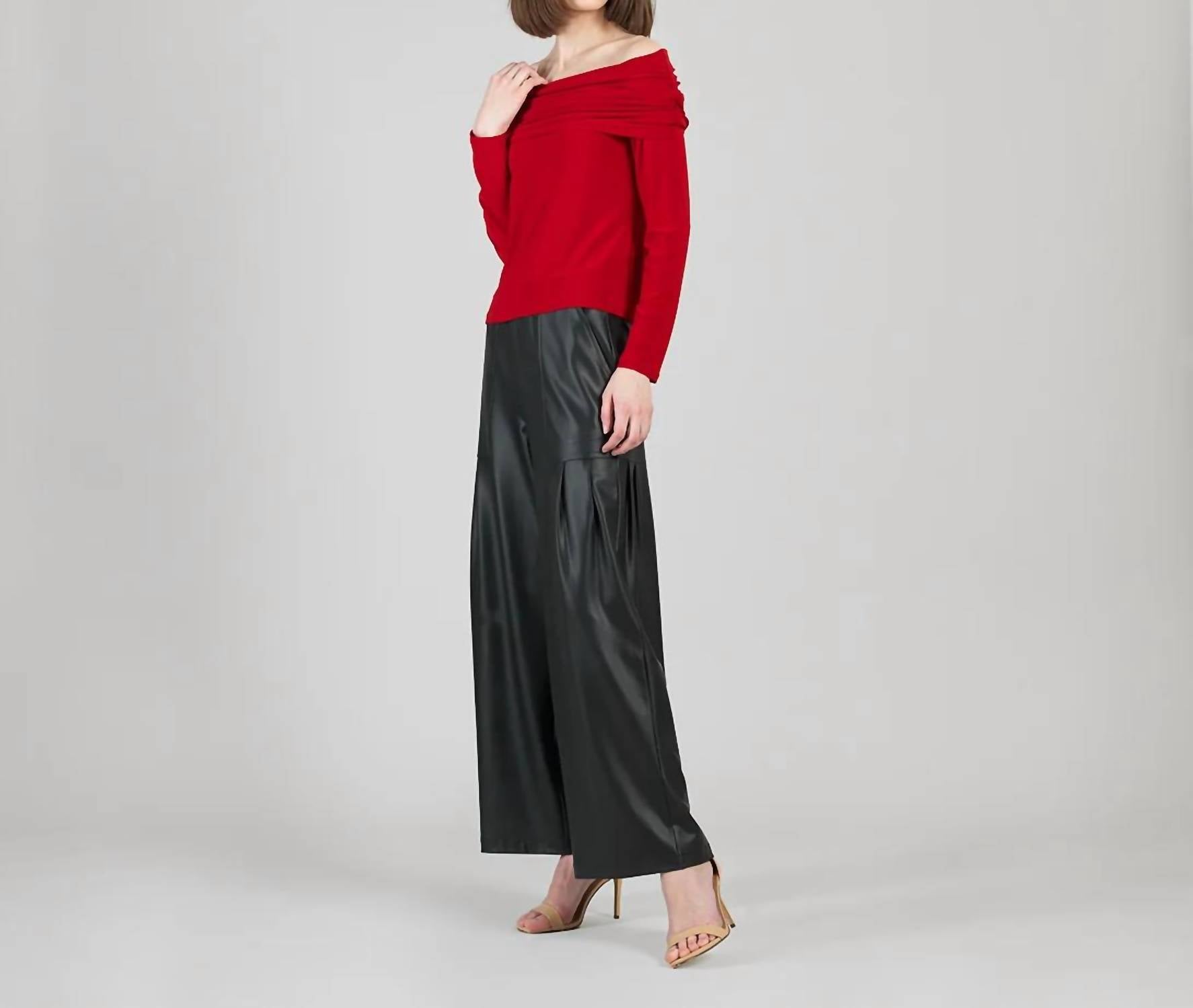 Clara Sun Woo - Ruched Off-shoulder Top