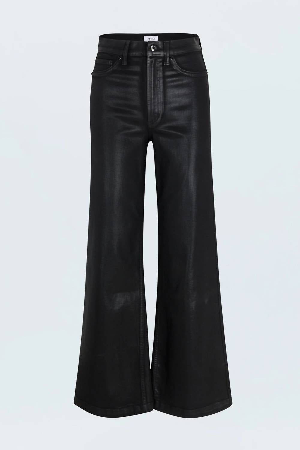 PISTOLA Lana High Rise Ultra Wide Jean in coated noir 2 - women's jeans - view 5