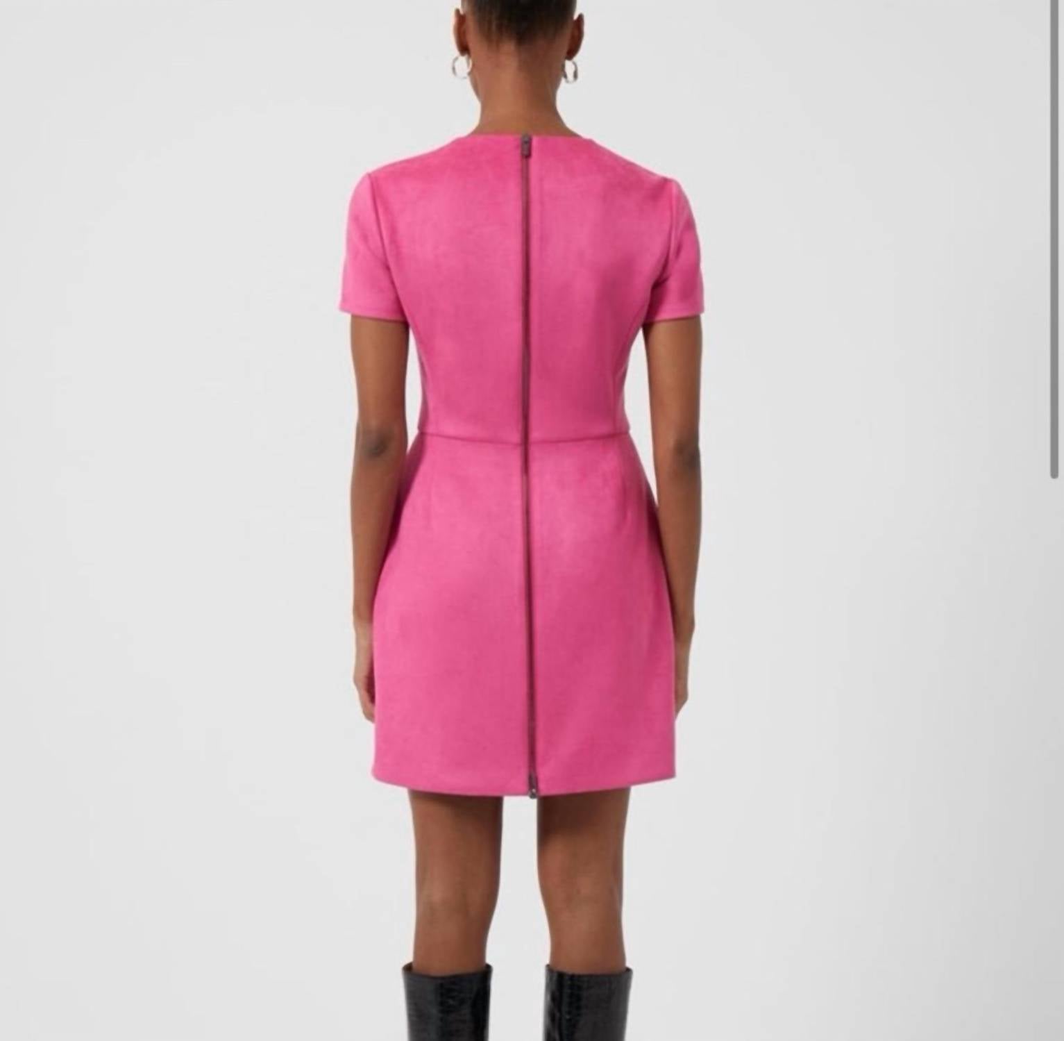 French Connection - Patty Drape Short Sleeve Dress