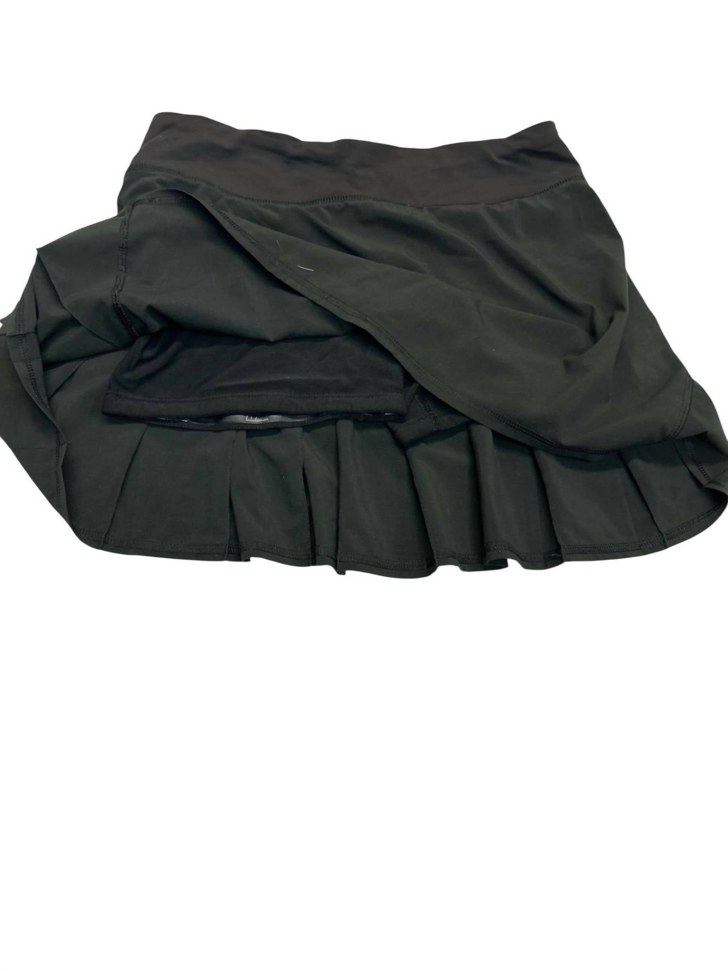 lululemon Women's Athletic Skort in black - women's shorts - alternate view