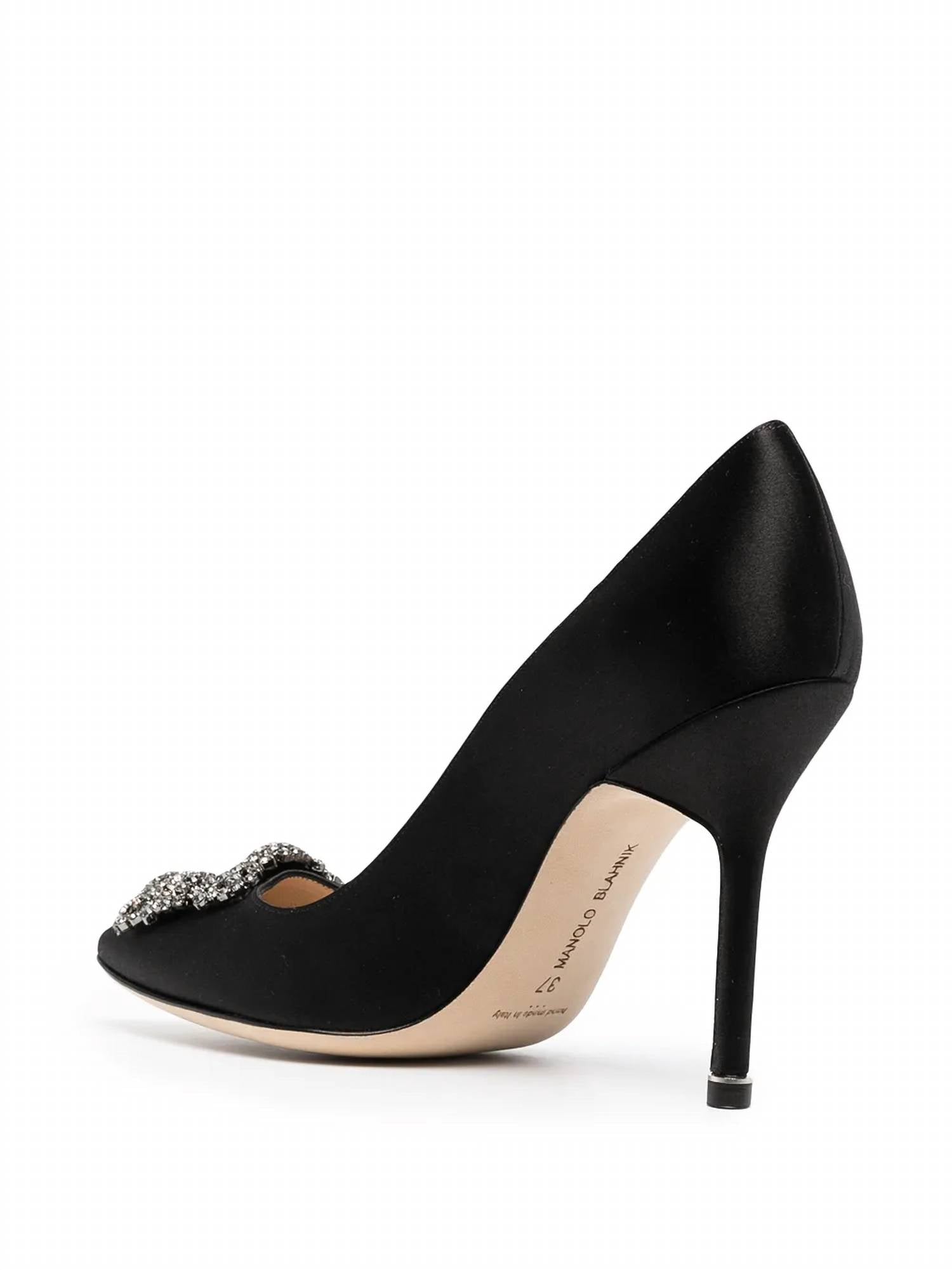 Manolo Blahnik - Women's Hangisi 105 Jewel Buckle Pumps
