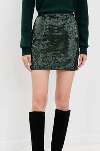 Susana Monaco - Cyprus Swirl Sequin Mini Skirt