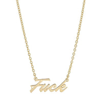 Eklexic - Women's F*ck Necklace