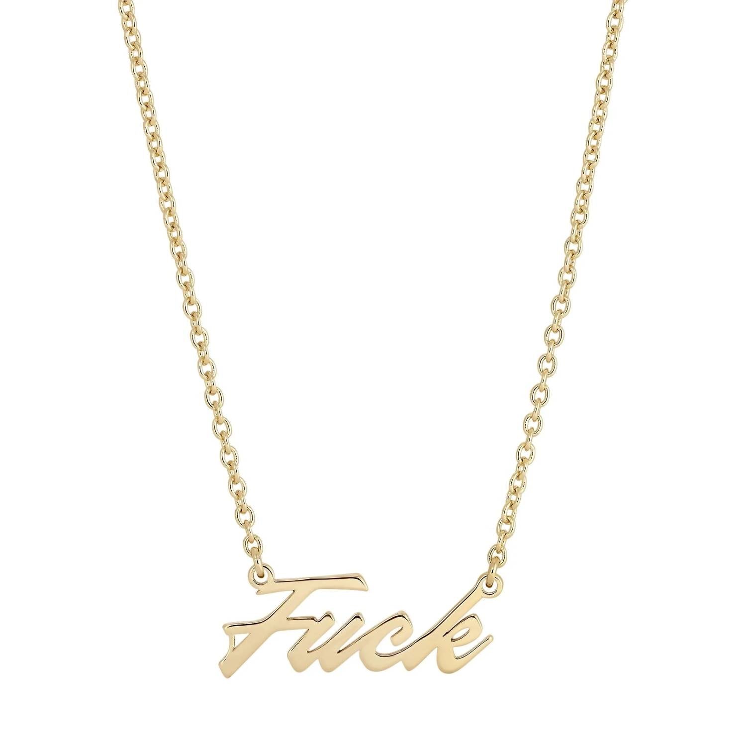 Eklexic - Women's F*ck Necklace