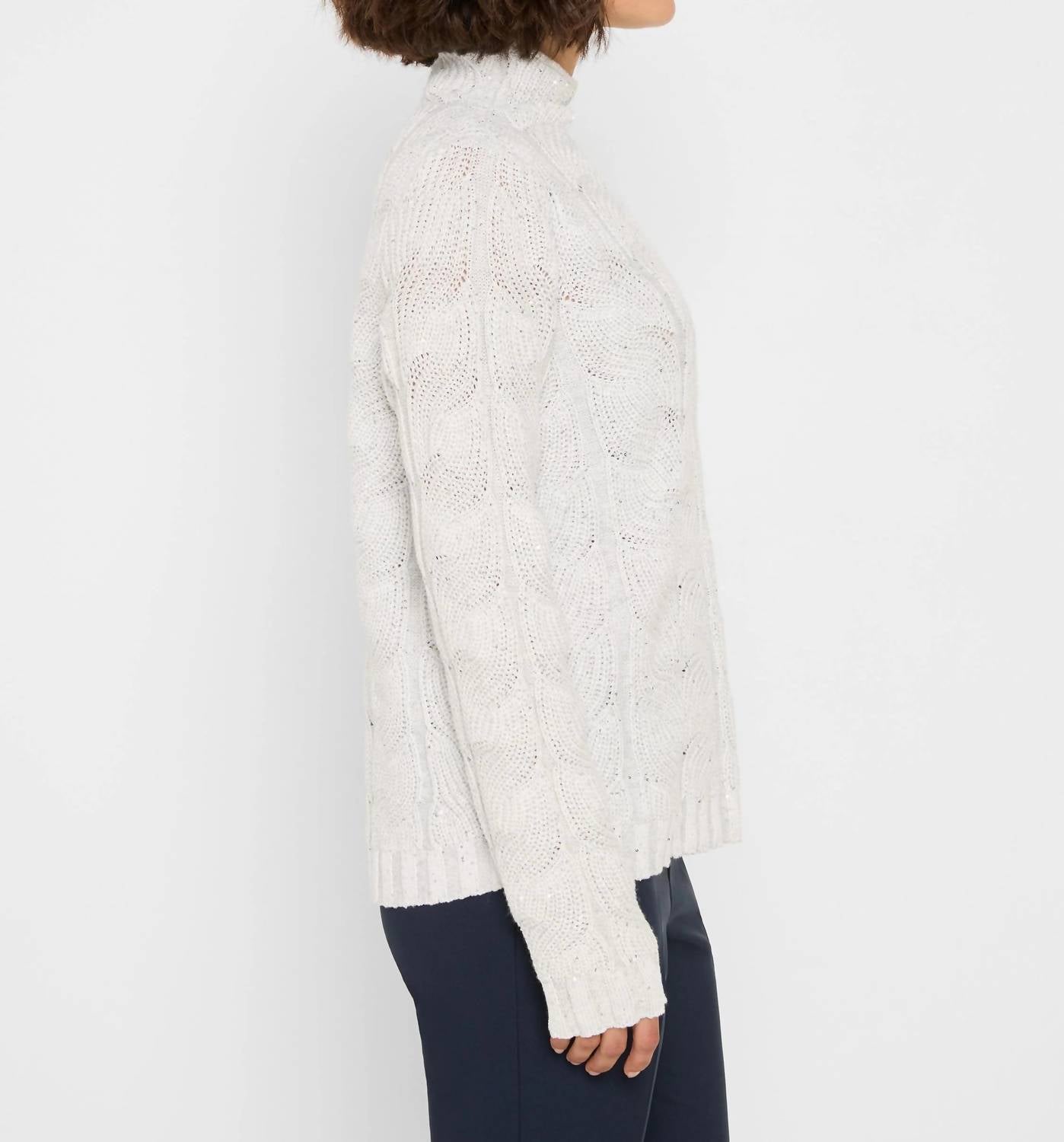Nic + Zoe - Cable Sparkle Sweater