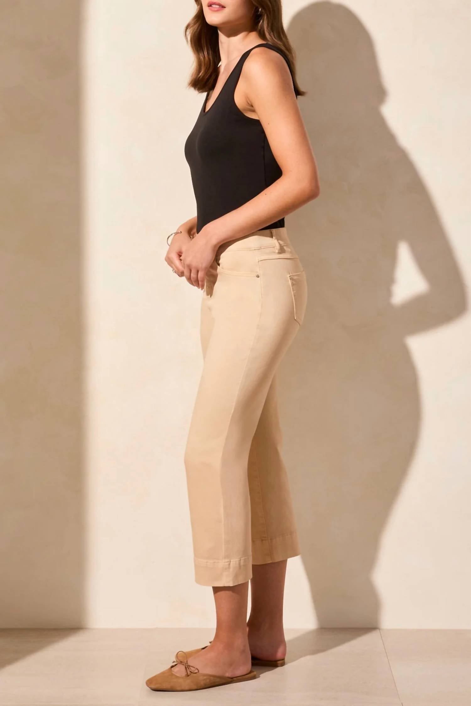Tribal - Flare Capri Pants
