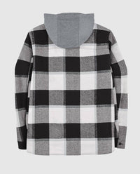 Starter - Men's Cincinnati Bengals The Big Joe Sherpa Lined Plaid Jacket