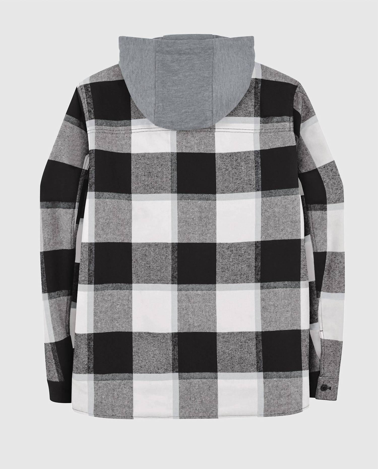 Starter - Men's Cincinnati Bengals The Big Joe Sherpa Lined Plaid Jacket
