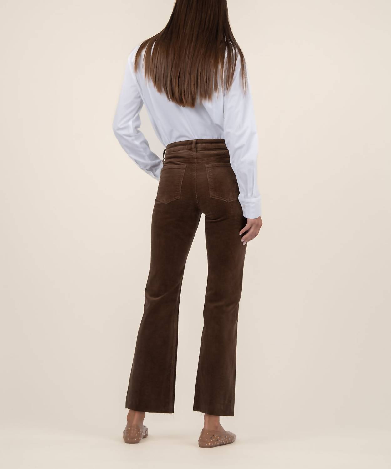Kut From The Kloth - Kelsey Mid-Rise Corduroy Ankle Flare