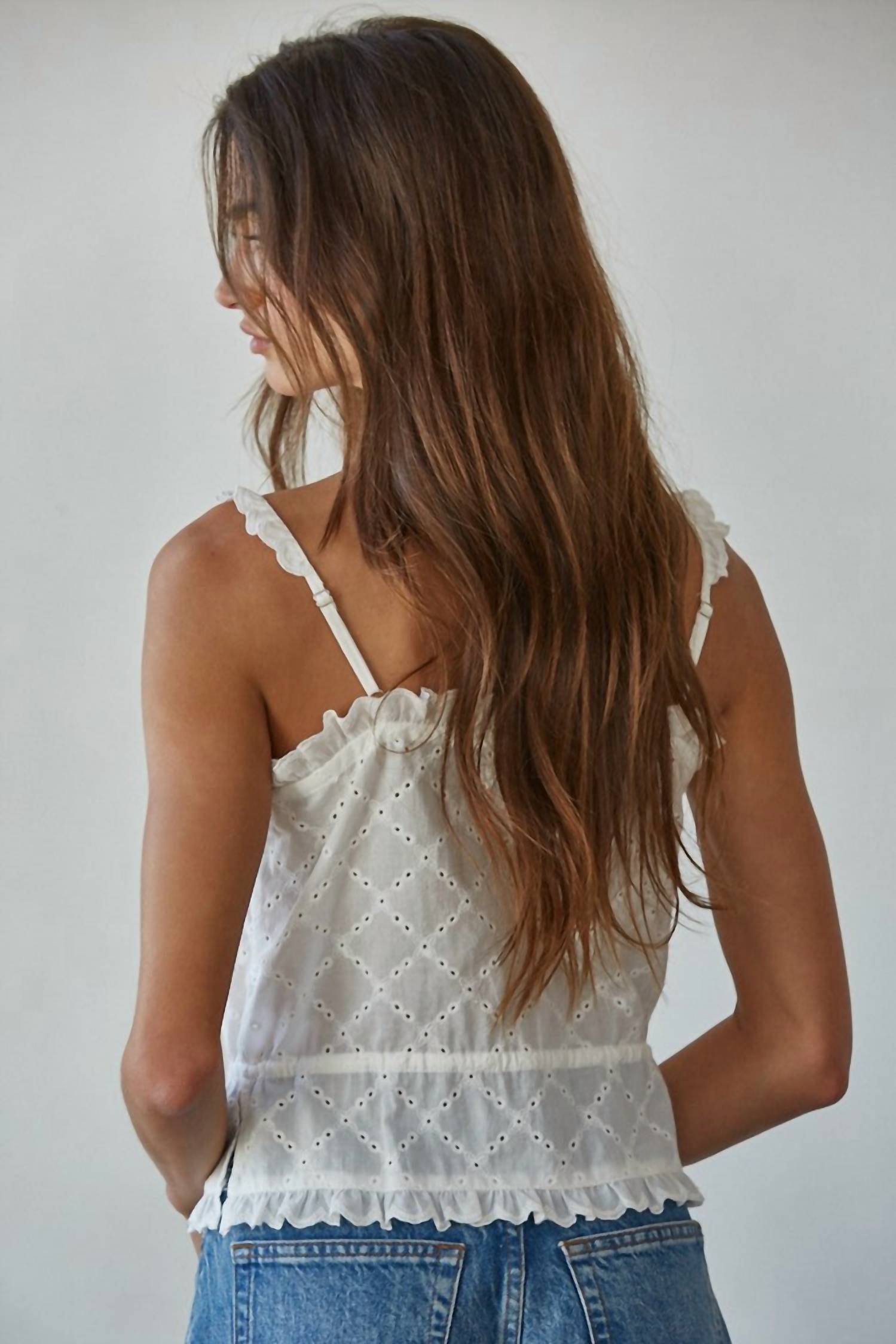 By Together - Salvador Eyelet Top