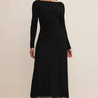 Z Supply Spellbound Mesh Midi Dress in black 1 - women's dress
