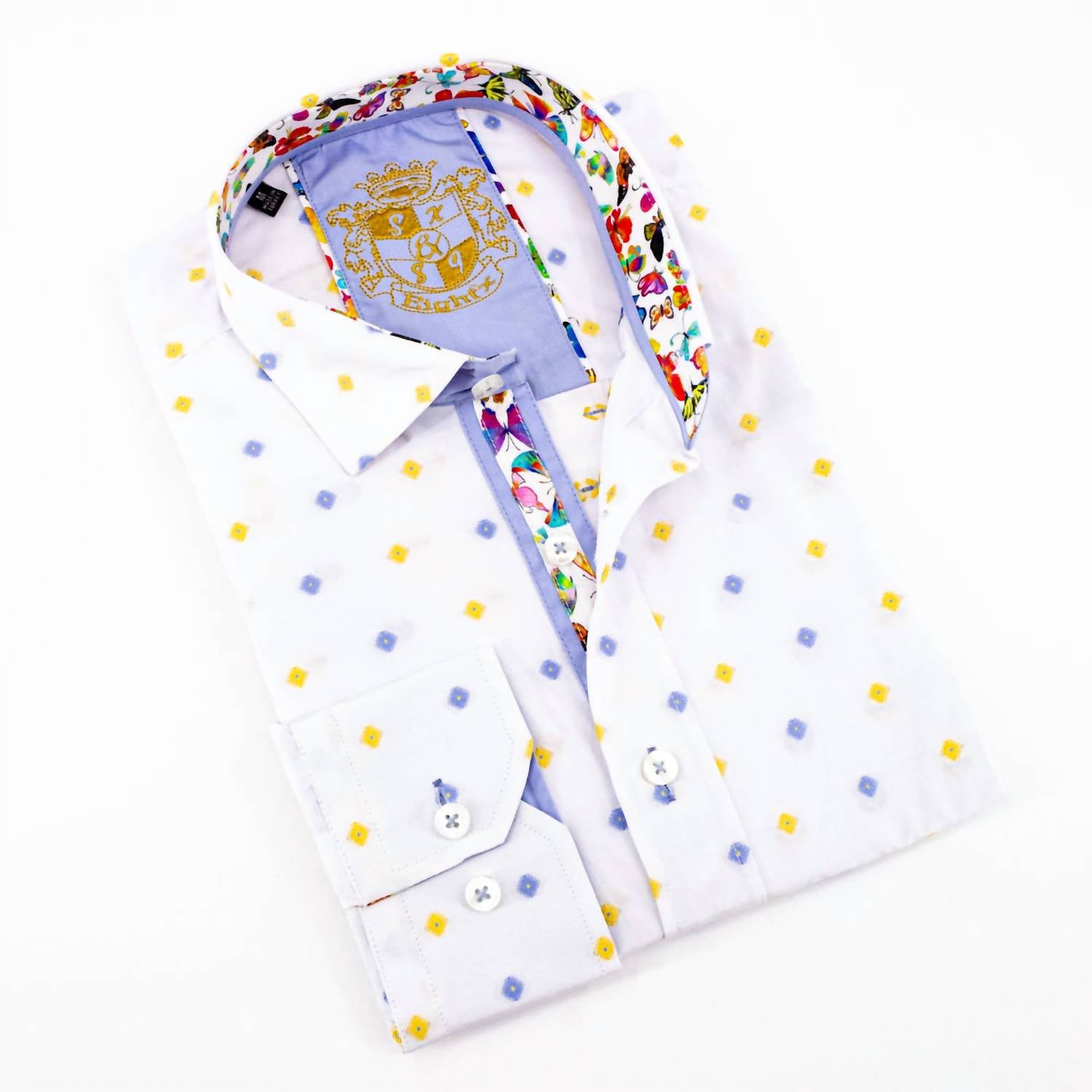 Eight X - Fill Coupe Shirt With Butterfly Trim