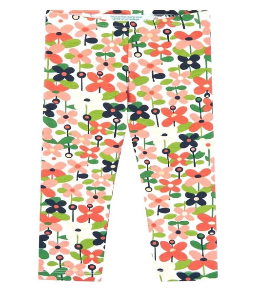 Boboli - Girls' Printed Stretch Knit Leggings