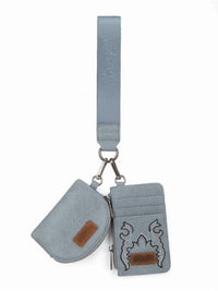 Wrangler - Women's Embroidered Dual Pouch Wristlet