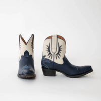 Desert Bloom - Women's Prickly Pear Sapphire Lace Boots