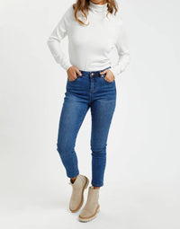 Kaffe - Sinem High-waisted Ankle Length Jeans