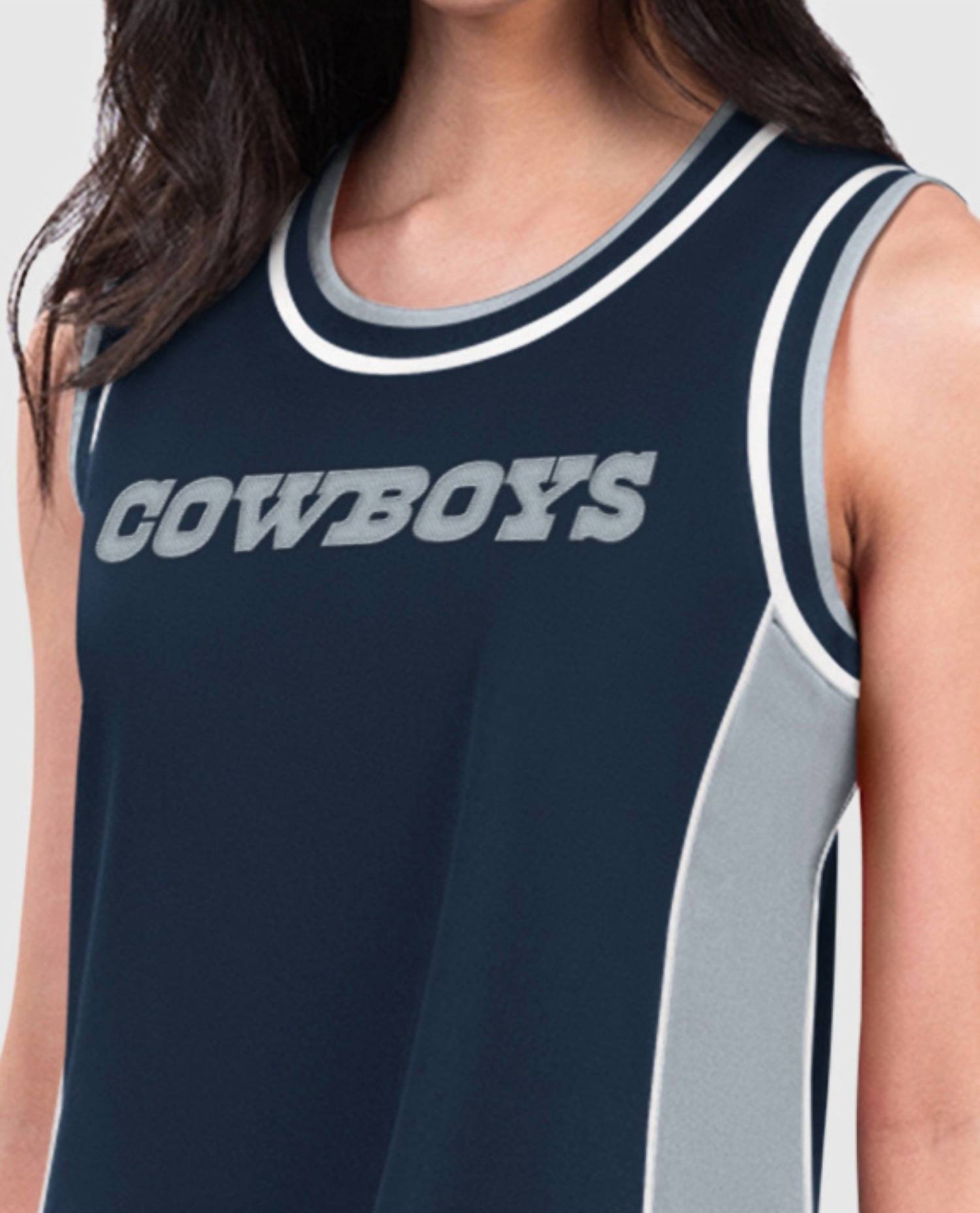 Starter - Women's Dallas Cowboys Slam Dunk Tank Dress