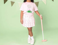 Sweet Wink - Golf Bow Patch Short Sleeve T-shirt