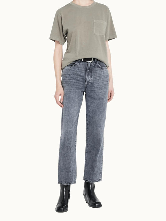Slvrlake - London Cropped High-rise Denim