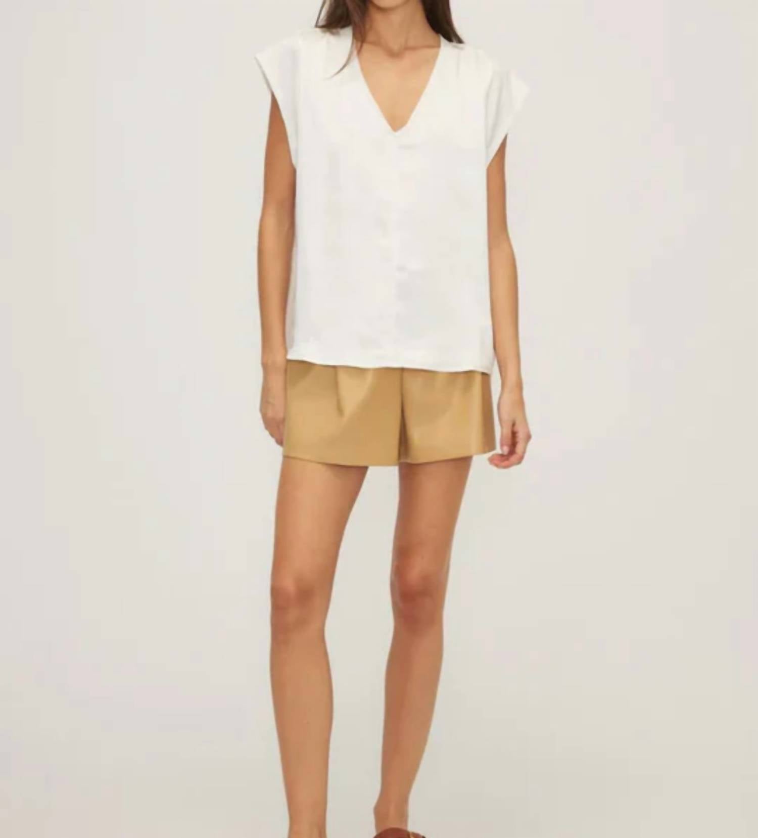 Melissa Nepton - Cameron V Neck Top
