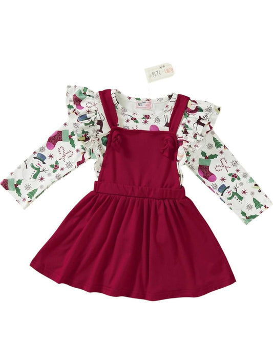 Pete + Lucy - Girl's Christmas 2 Piece Set