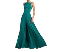 Sachin & Babi - Torence Satin Crepe Crystal Strap Gown