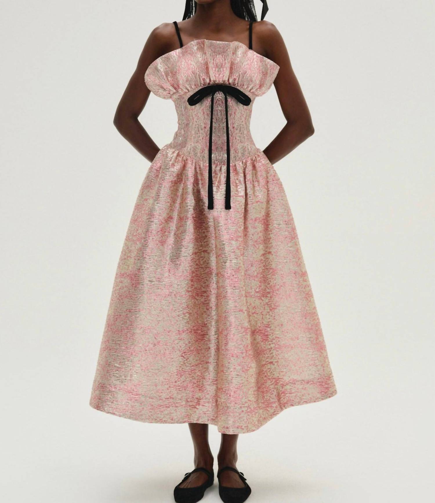For Love & Lemons - Solstice Shimmer Midi Dress