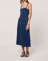 Rolla'S - Mara Button Down Denim Midi Dress