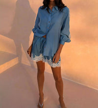 Never Fully Dressed - Women's Lace Marley Shorts