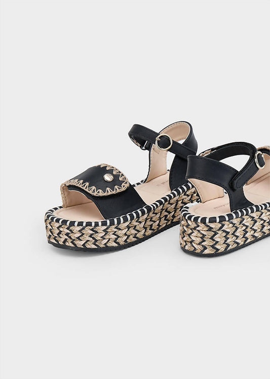 Mayoral - Girls' Jute Platform Sandals
