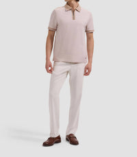 Bugatchi Uomo - Short Sleeve Quarter Zip Polo