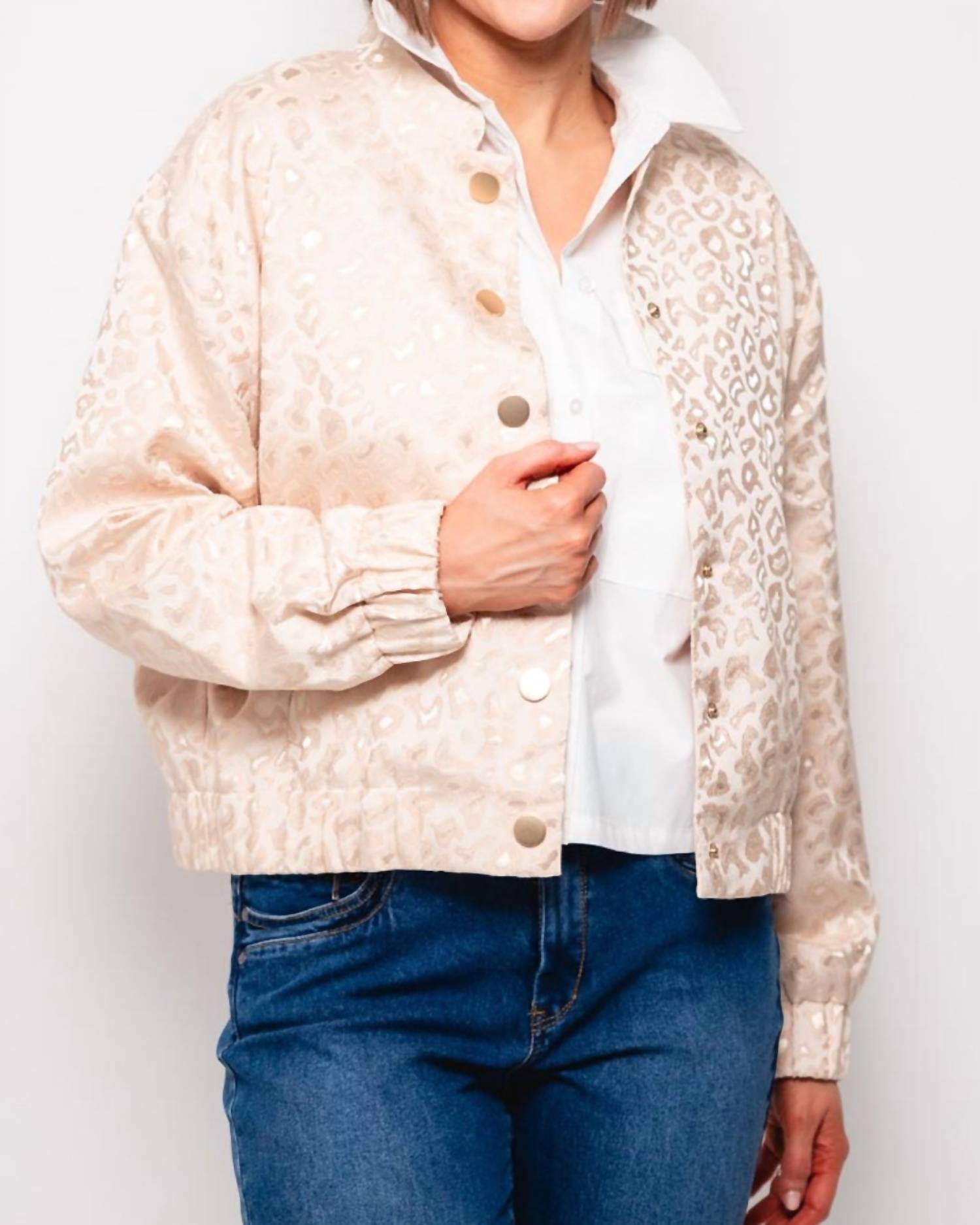 Esqualo - Fancy Jaquard Bomber Jacket
