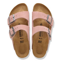 BIRKENSTOCK Women's Arizona Suede Leather Sandal in pink clay - women's sandal - view 5