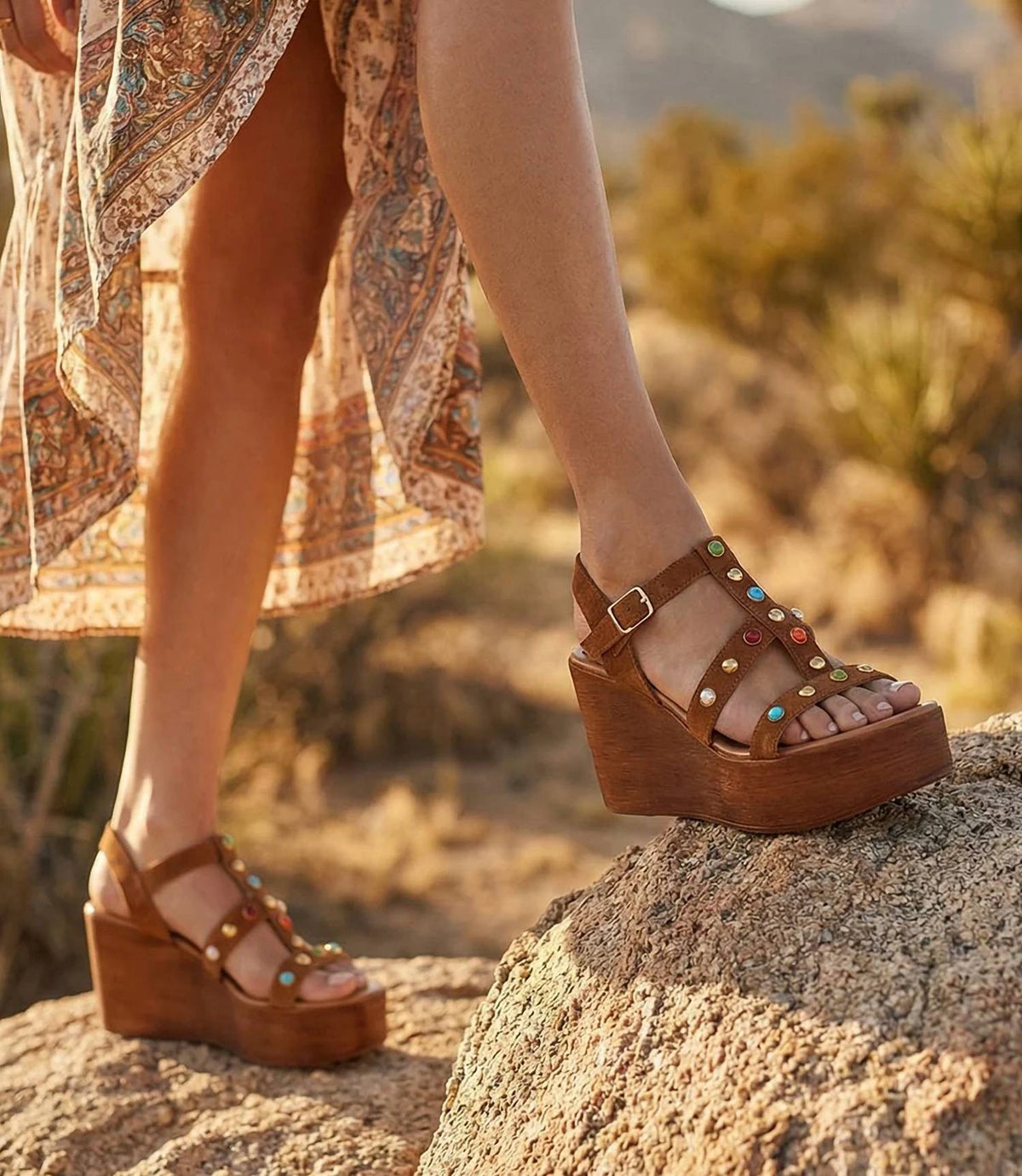 Seychelles - Women's Ticket To Ride Suede Wedge Sandals