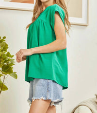 Andree By Unit - Jaymie Babydoll Top - Curvy
