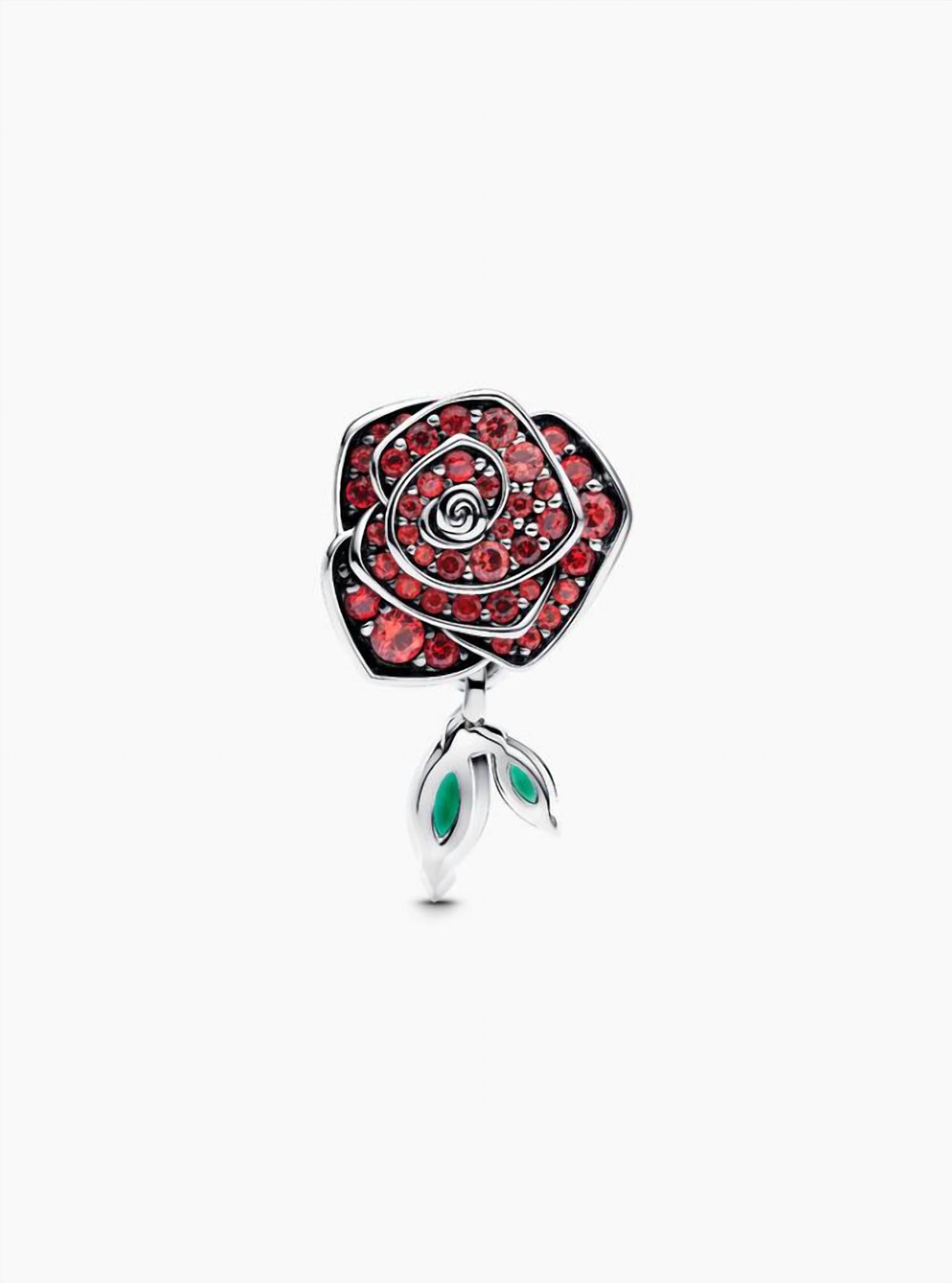 Pandora - Women's Sparkling Rose In Bloom Charm