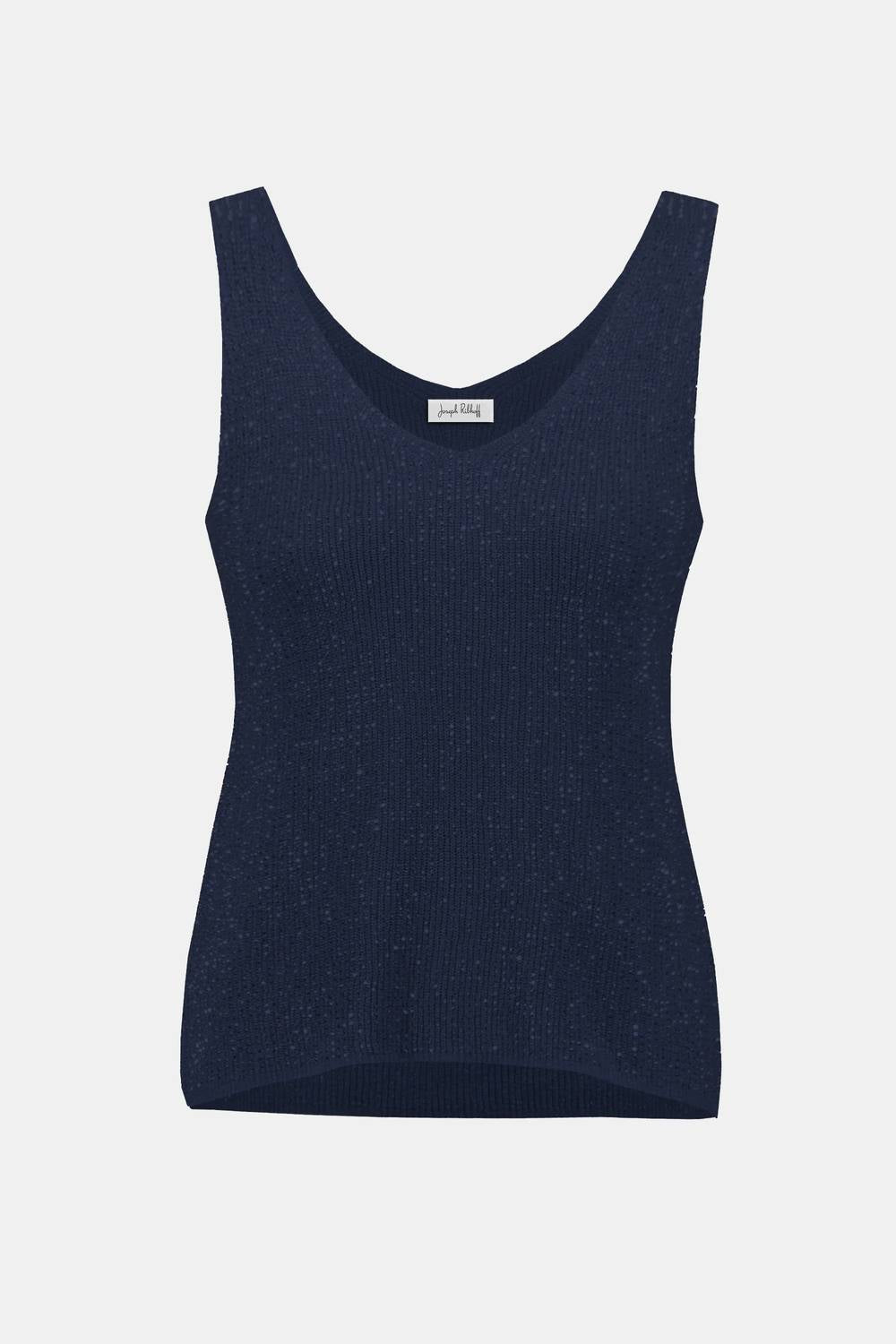 Joseph Ribkoff - Metallic Knitted Camisole With Rhinestones - Plus