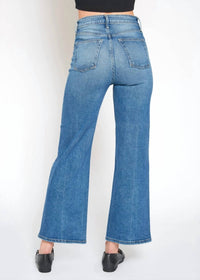 Noend - Queen High Rise Crop Wide Leg Jeans