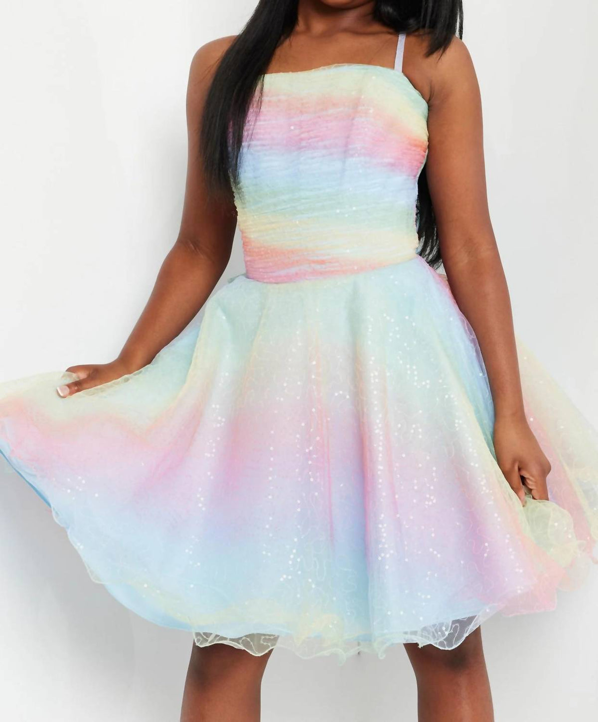 Jovani - Sleeveless Mini Gown