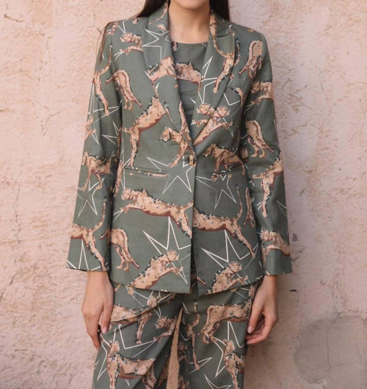Las Sureñas - Leopard Stars Blazer
