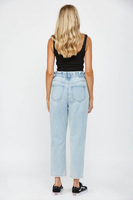 Mica Denim - Paperbag Super High Mom Jeans