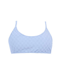 PQ Swim Dockside Rosa Top in blue - women's swimwear - alternate view