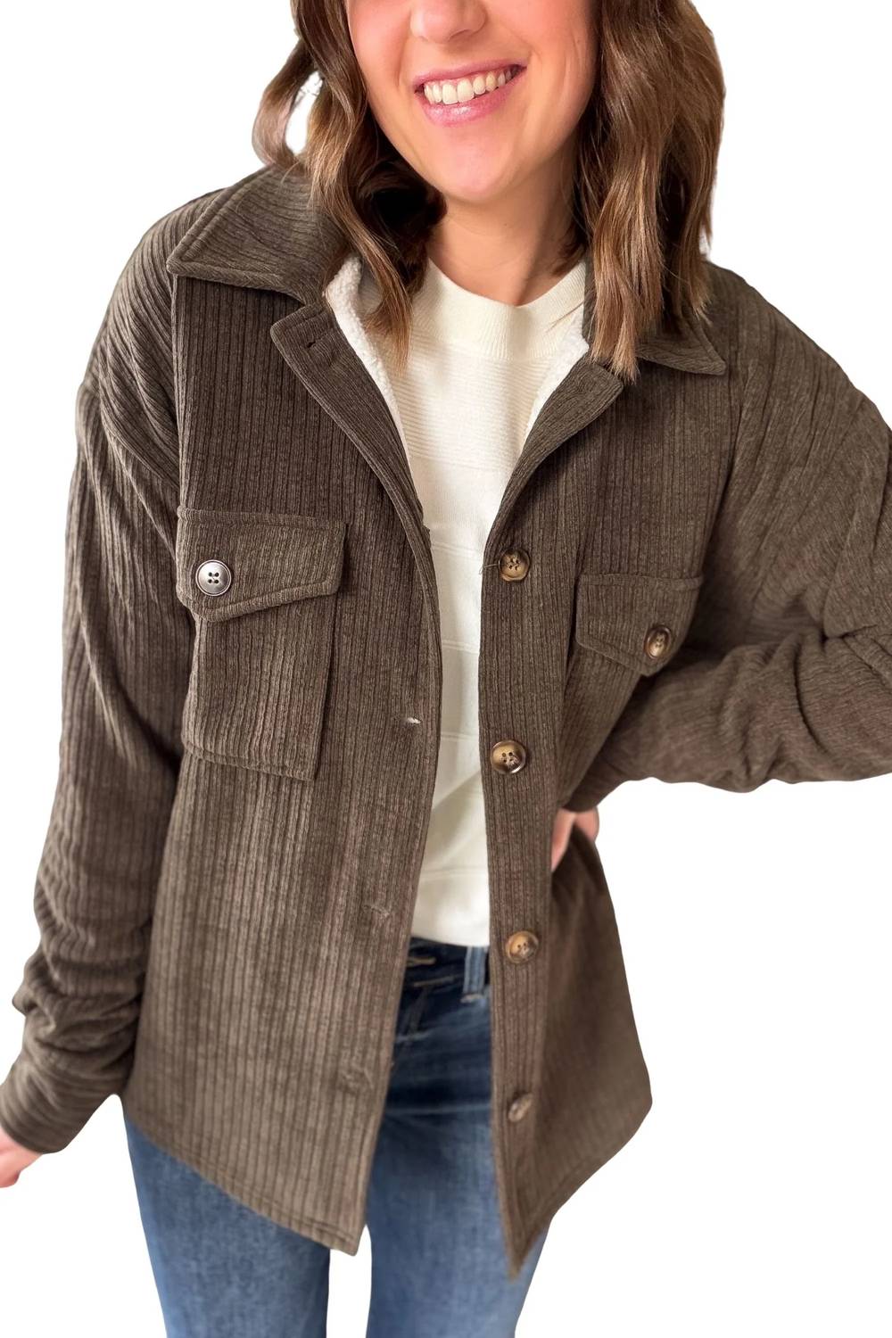 Staccato - Corded Sherpa Lined Jacket